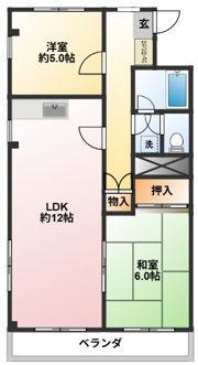 ドゥエル弥生の間取り画像