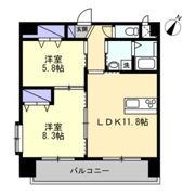 ミモザヒルズ錦町の間取り画像