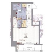 ダイドーメゾン大阪御堂筋の間取り画像