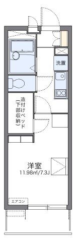 レオパレスディアコート大谷の間取り画像