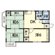 西川アパートの間取り画像