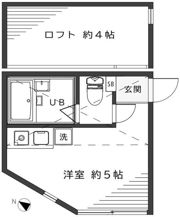 ユナイト阪東橋ヴェルティエの間取り画像