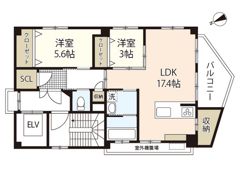 板木ビルの間取り画像