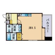 アクタス薬院大通りの間取り画像