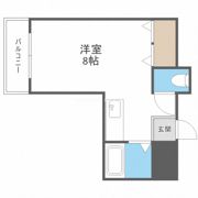 メゾンドール天神橋の間取り画像