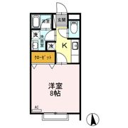 ハイブリッジ Bの間取り画像