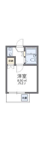 レオパレスシェモアⅡの間取り画像