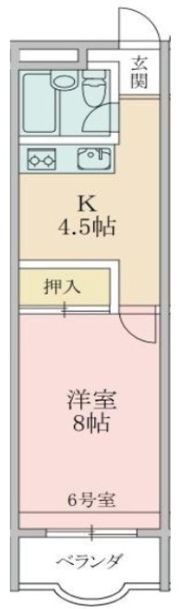 クレスト富浜の間取り画像