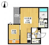 Grandtic Marinの間取り画像