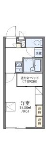 レオパレス釜平の間取り画像