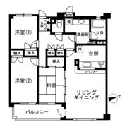 六香・カンパーニュの間取り画像