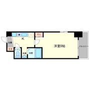 レジデア西本町の間取り画像