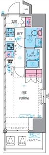 ジェノヴィア四谷三丁目グリーンヴェールの間取り画像