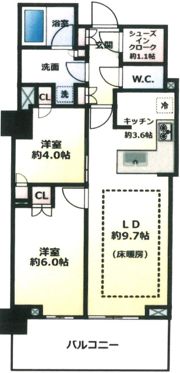 グレーシアタワー三鷹の間取り画像