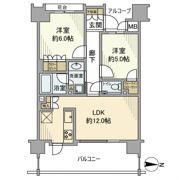 ジオ三鷹の間取り画像