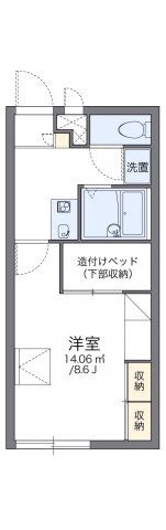 レオパレスベンデュール伊勢原の間取り画像