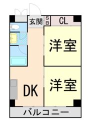 灘ロイヤルハイツの間取り画像