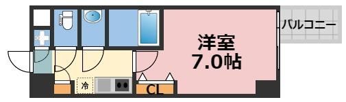 プレミアムコート谷町4丁目の間取り画像