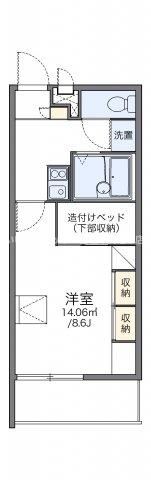 レオパレスHAZEの間取り画像