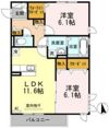 Raffine大坪の間取り画像
