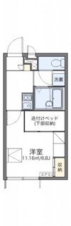 レオパレスハウス ホウオウの間取り画像