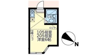 ユナイト上町ヘルマンミュラーの間取り画像
