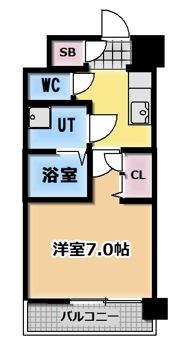 レジュールアッシュ京橋ファーストステージの間取り画像