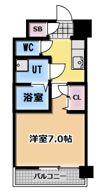 レジュールアッシュ京橋ファーストステージの間取り画像