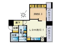 グランドメゾン福岡The Central Luxeの間取り画像