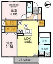 コンフォール赤坂の間取り画像