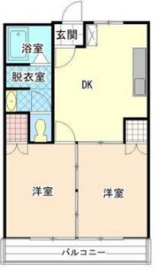岸本マンションの間取り画像