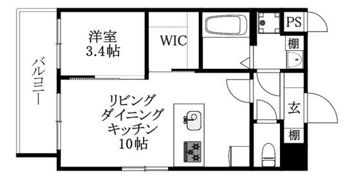 Credo in te朝日ヶ丘の間取り画像