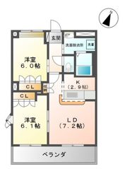 ツインクル・スターⅠの間取り画像