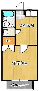 ステーションハイツIIの間取り画像