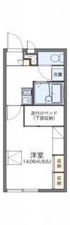 レオパレスあさひの間取り画像
