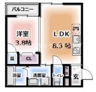 グランコート桜園の間取り画像