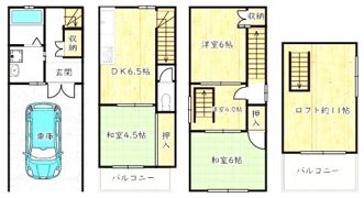 上新庄戸建3-2-13の間取り画像