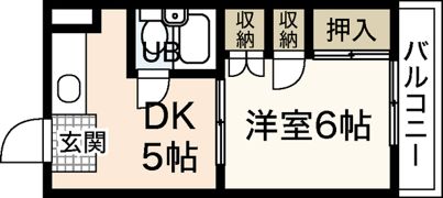 飯田コーポラスの間取り画像