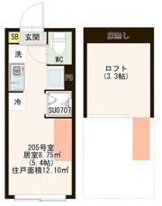 琴苑テラスときわ台の間取り画像