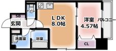 アーリーズ守口の間取り画像