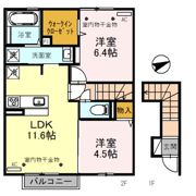 アムール シェノンの間取り画像
