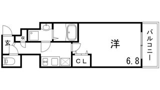 S-RESIDENCE神戸元町の間取り画像