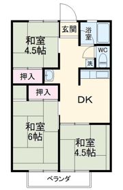 メントモアC棟の間取り画像