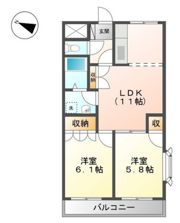 ラルジュ・ミリューの間取り画像