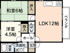 プロムナードA棟の間取り画像