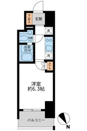 アーデン門前仲町の間取り画像