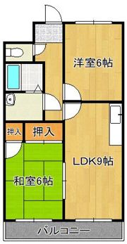 足立インターハイツの間取り画像