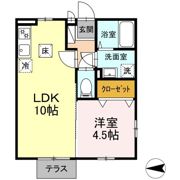 セジュールサティの間取り画像