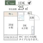 リバーサイドビューフラットの間取り画像