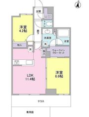 ディアレンス高島台の間取り画像